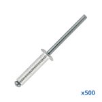 Penn Elcom 91520GE-500 gegroefde rivetten 5 bij 20 mm, doos 500 stuks