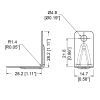 Penn Elcom B0706 actuele maattekening