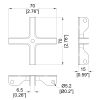 Penn Elcom B1640 maattekening