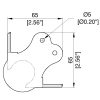 Penn Elcom C1339Z maattekening