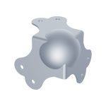 Penn Elcom C1339Z verzinkt flightcaseonderdeel