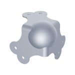 Penn Elcom C1377Z verzinkte Heavy Duty-balhoek met R5-binnenradius