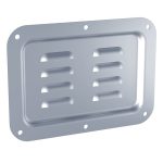 Penn Elcom D0506/07Z verzinkte ondiepe ventilatieschotel met horizontale lamellen