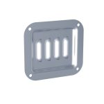Penn Elcom D0511/07Z verzinkte ondiepe ventilatieschotel met lamellen