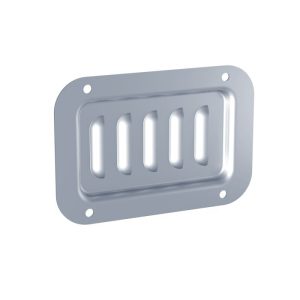 Penn Elcom D0516/07Z verzinkte ondiepe ventilatieschotel met lamellen