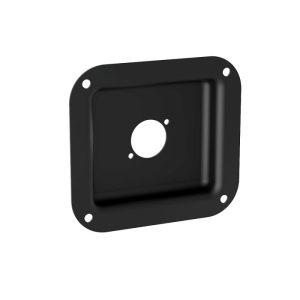 Penn Elcom D0949K zwarte lege inbouwschotel voor één passende D-serie-connector