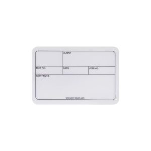 Penn Elcom D2115L zelfklevend kunststof tourlabel met voorgedrukte invulvelden
