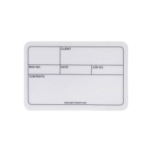 Penn Elcom D2116L zelfklevend kunststof tourlabel met voorgedrukte invulvelden
