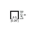 Penn Elcom E2207-2M technische tekening met maatvoering