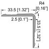 Penn Elcom EG-0112-2M technische tekening met maatvoering
