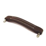 Penn Elcom H1008-BROWN kofferhandgreep in bruin met lederlook en witte stiksels