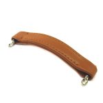 Penn Elcom H1008-TAN kofferhandgreep in tan / lichtbruin met lederlook en tan-kleurige stiksels