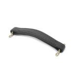 Penn Elcom H1008 kofferhandgreep in zwart met lederlook en zwarte stiksels