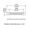Penn Elcom H1009/01 technische tekening met maatvoering