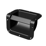 Penn Elcom H102490 zwarte hoekgreep met grote radius en gegoten zinken grip