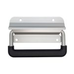 Penn Elcom H1080A-UNM geveerde aluminium opbouwklapgreep met zwarte grip