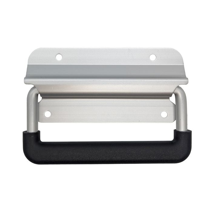 Penn Elcom H1080A-UNM geveerde aluminium opbouwklapgreep met zwarte grip