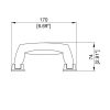 Penn Elcom H1431 technische tekening met maatvoering