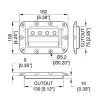 Penn Elcom H2751 technische tekening met maatvoering