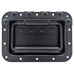 Penn Elcom H7165/10K zwarte inbouwhandgreep met klinknagelbescherming