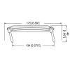 Penn Elcom HG-4210/1 technische tekening met maatvoering
