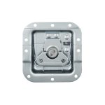 Penn Elcom L907/915PBZ – verzinkte middelgrote inbouwvlindersluiting, 13 mm diep, met hangslotbeugel en 27 mm verzet