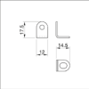 Penn Elcom LG-2590 officiële catalogustekening met maatvoering