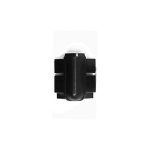 Penn Elcom NC2045BK zwarte ABS-bodemhoek voor N-Case 1 van 45 mm