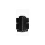 Penn Elcom NC2060BK zwarte ABS-bodemhoek voor N-Case 1 van 60 mm