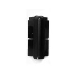 Penn Elcom NC2080LK zwarte N-Case 1 dekselhoek van 80 mm