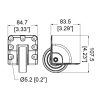 Penn Elcom W8075 montagetekening