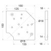 Penn Elcom W9980 montagetekening